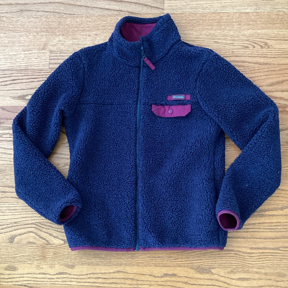 Columbia fleece jacket, full zipper